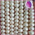 Wholesale price natural freshwater pearl button pearl 10-11mm white peach mauve for making earrings and jewelry